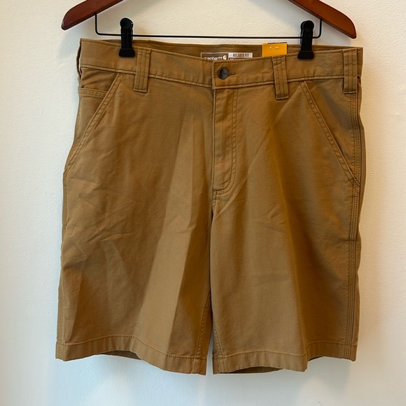 CARHARTT MENS RUGGED FLEX RELAXED FIT CANVAS WORK SHORT 34 WAIST - Picture 3 of 7